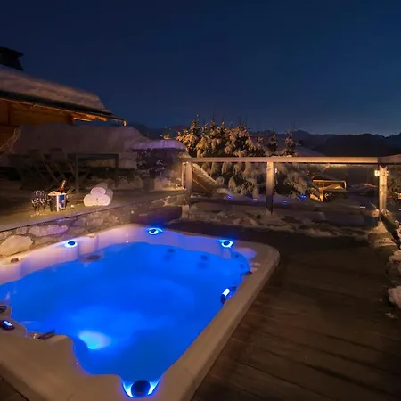 With Hot Tub And Stunning Views Villa Bagnes