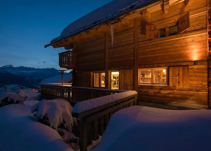 With Hot Tub And Stunning Views 别墅 Bagnes