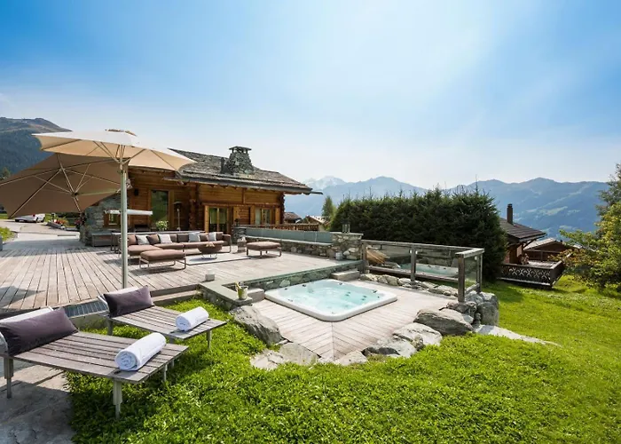 With Hot Tub And Stunning Views Bagnes